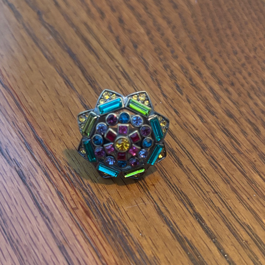 Lucky Brand Multicolor Geometric Ring 14$